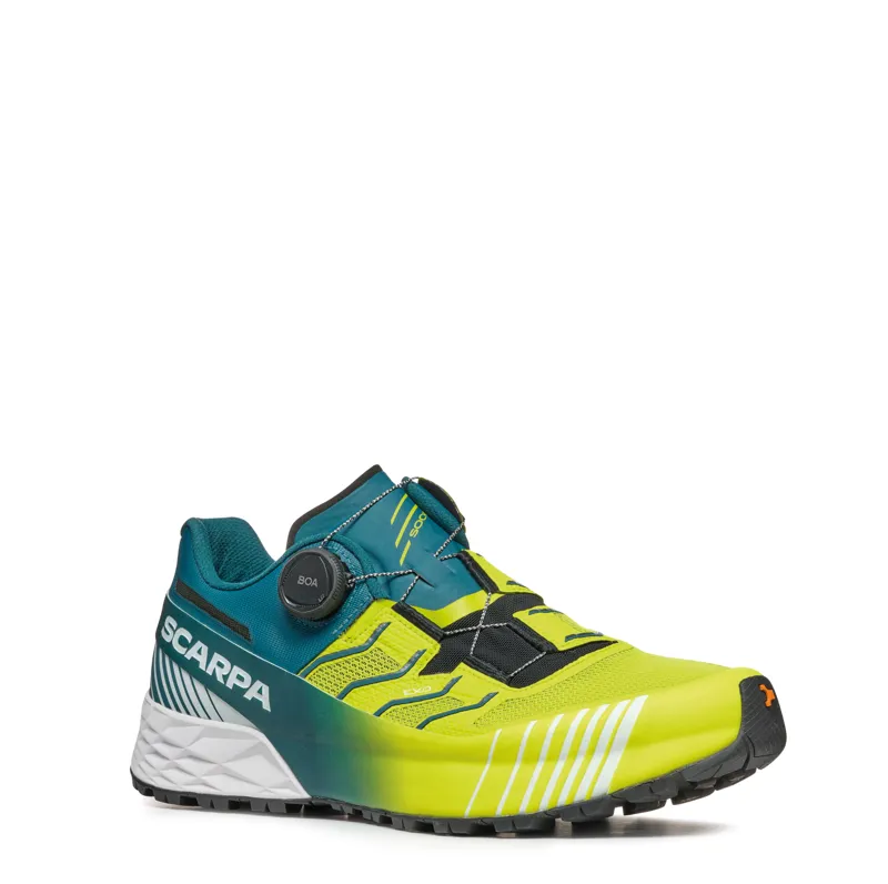 Scarpa Men's Ribelle Run Kalibra HT Lime Green/Deep Lagoon